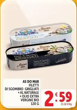Deco Supermercati As do mar filetti di sgombro grigliati offerta