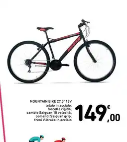 Spazio Conad MOUNTAIN BIKE 27,5" 18V offerta