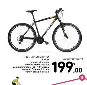 MOUNTAIN BIKE 29" 18V DENVER