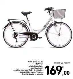 Spazio Conad CITY BIKE 26" 6V DENVER offerta