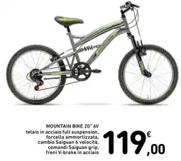 Spazio Conad MOUNTAIN BIKE 20" 6V offerta