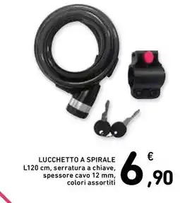 Spazio Conad Lucchetto a spirale offerta