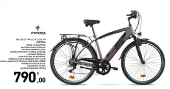 BICI ELETTRICA 26" 0 28" 6V ESPERIA