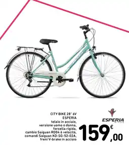 Spazio Conad CITY BIKE 28" 6V ESPERIA offerta