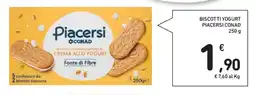 Spazio Conad Biscotti yogurt PIACERSI CONAD offerta