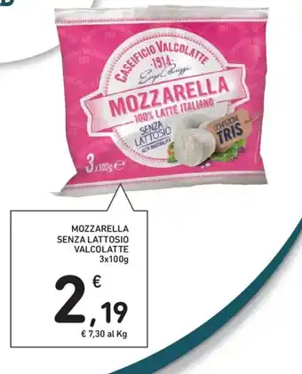 Mozzarella senza lattosio valcolatte