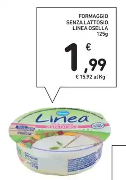 Spazio Conad Formaggio senza lattosio linea osella offerta