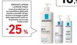 Spazio Conad Idratanti lipikar LA ROCHE-POSAY offerta