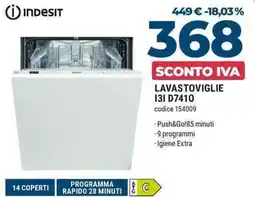 Sinergy INDESIT LAVASTOVIGLIE I3I D7410 offerta