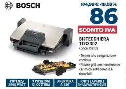 Sinergy BOSCH BISTECCHIERA TCG3302 offerta