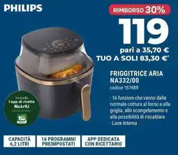 Sinergy PHILIPS FRIGGITRICE ARIA NA332/00 offerta