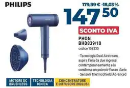 Sinergy PHILIPS PHON BHD839/10 offerta