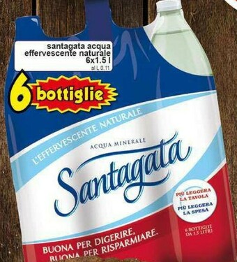 Pewex Acqua minerale naturale effervescente naturale offerta