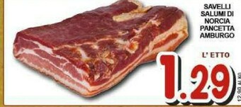 Sacoph Pancetta offerta