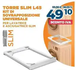 Sinergy Meliconi torre slim L45 offerta