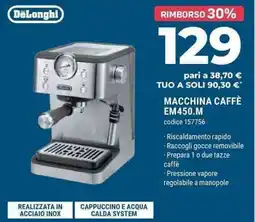 Sinergy DeLonghi MACCHINA CAFFÈ EM450.M offerta