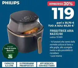 Sinergy PHILIPS FRIGGITRICE ARIA NA332/00 offerta