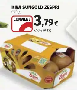 Coop Kiwi sungold ZESPRI offerta