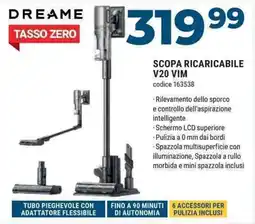 Sinergy DREAME SCOPA RICARICABILE V20 VIM offerta
