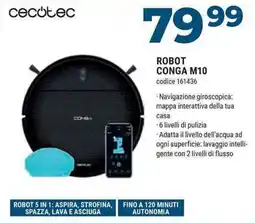 Sinergy Cecotec robot conga M10 offerta