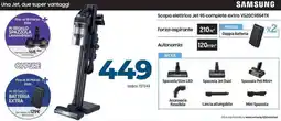 Sinergy SAMSUNG Scopa elettrica Jet 95 complete extra VS20C9554TK offerta