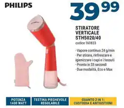 Sinergy PHILIPS STIRATORE VERTICALE STH5020/40 offerta