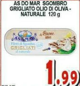 Sacoph Filetti di sgombro offerta