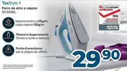 Sinergy BRAUN TexStyle 1 Ferro da stiro a vapore SI1050BL offerta