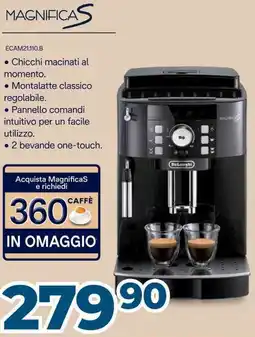 Sinergy DeLonghi MAGNIFICAS ECAM21.110.B offerta