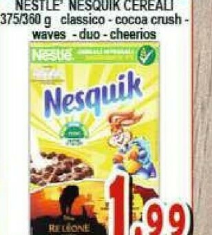 Sacoph Nesquik offerta