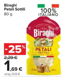 Carrefour Express Biraghi Petali Sottili offerta