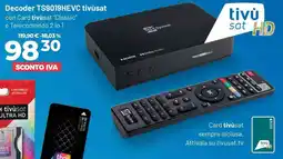 Sinergy TELE System Decoder TS9019HEVC tivùsat offerta