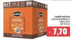 Eté Caffe' motta cialde espresso cremoso kit offerta