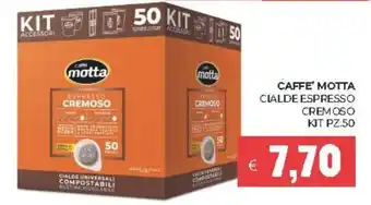 Caffe' motta cialde espresso cremoso kit