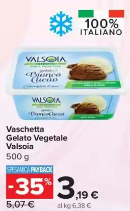 Carrefour Express Vaschetta Gelato Vegetale Valsoia offerta