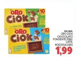 Eté Saiwa oro ciok cioccolato fondente, nocciola offerta