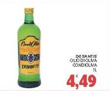 Eté De santis olio dioliva condi oliva offerta