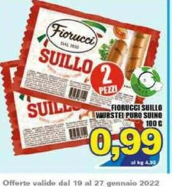 Sacoph Wurstel offerta