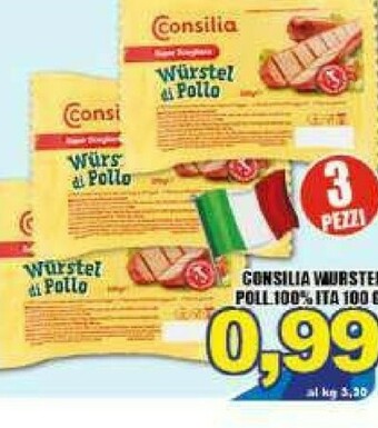 Sacoph Wurstel di pollo offerta