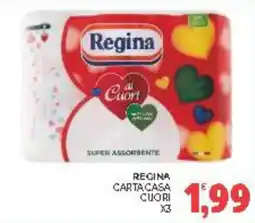 Eté Regina carta casa cuori x3 offerta
