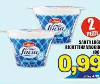 Sacoph Ricotta offerta