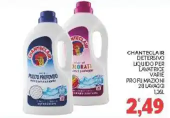 Eté Chanteclair detersivo liquido per lavatrice offerta
