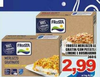 Sacoph Filetti di merluzzo offerta