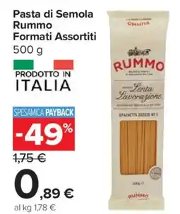 Carrefour Express Pasta di Semola Rummo offerta
