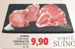 Eté Coppa con osso costolette suino nero offerta