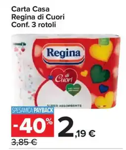 Carrefour Express Carta Casa Regina di Cuori offerta