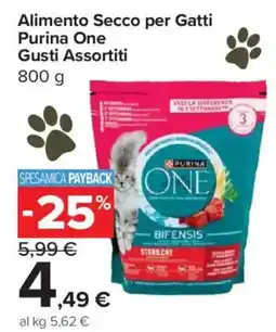 Carrefour Express Alimento Secco per Gatti Purina One offerta