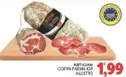 Eté Artigian coppa parma igp offerta