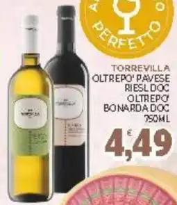 Eté Torrevilla oltrepo' pavese riesl doc oltrepo bonarda doc offerta