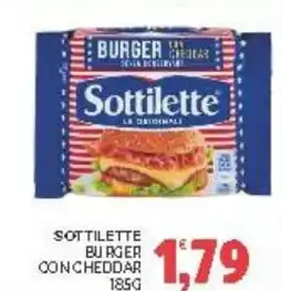 Eté Sottilette burger concheddar offerta
